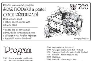 Pozvánka na sraz rodáků obce Předhradí - 14.června 2025